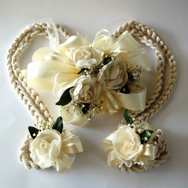 lazo de boda gardenias