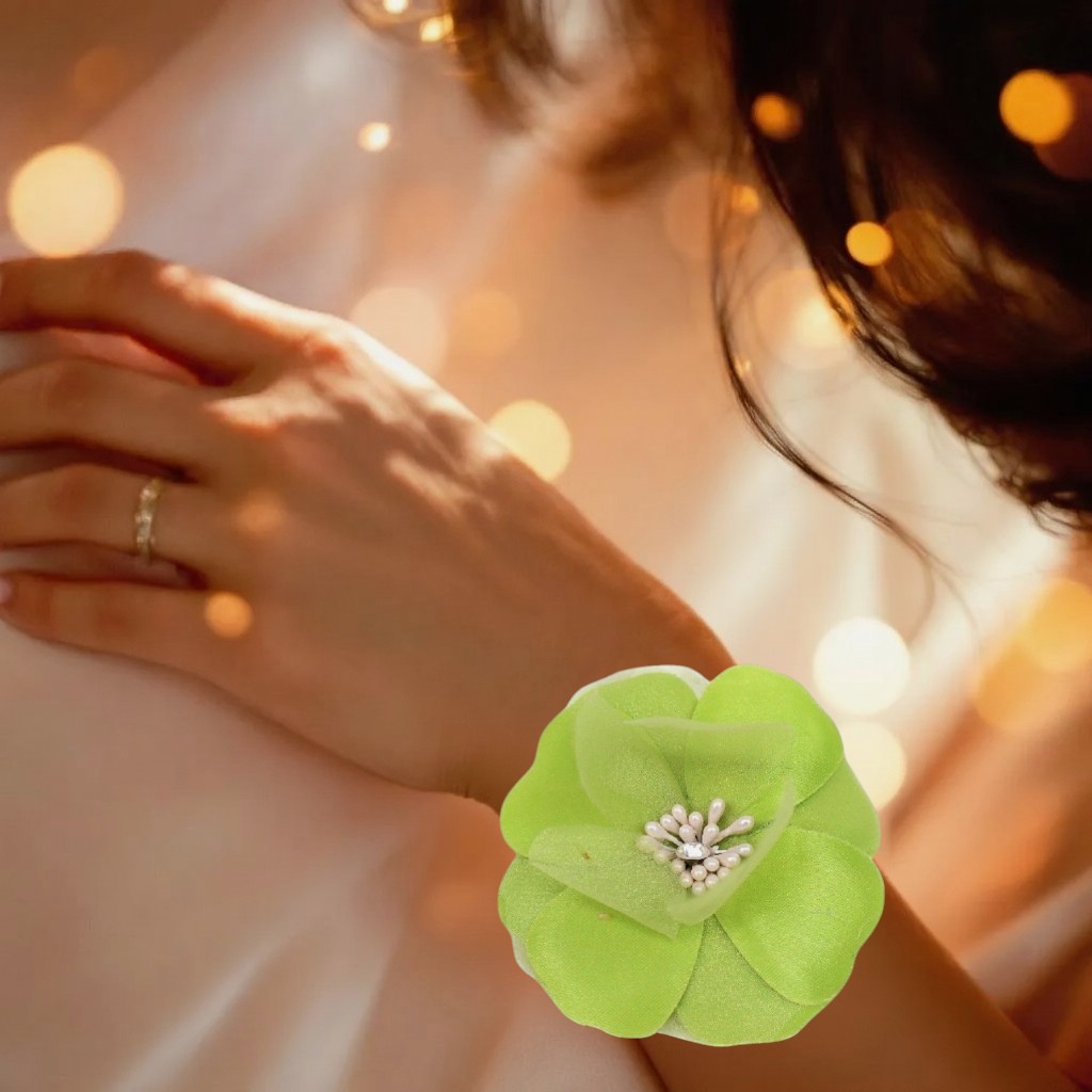 Pulsera Camelia Verde