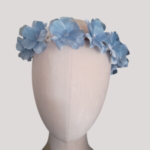 Diadema de Flores Azul