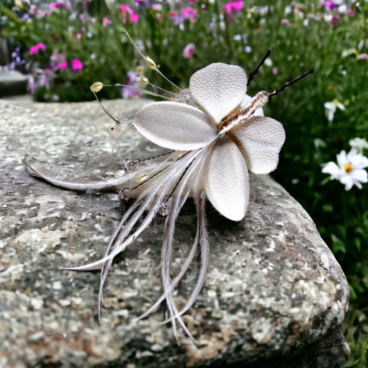 Tocado Peineta Mariposa - Imagen 2