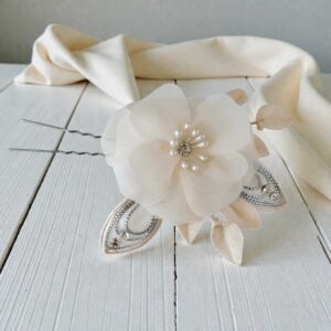 Horquilla con una flor