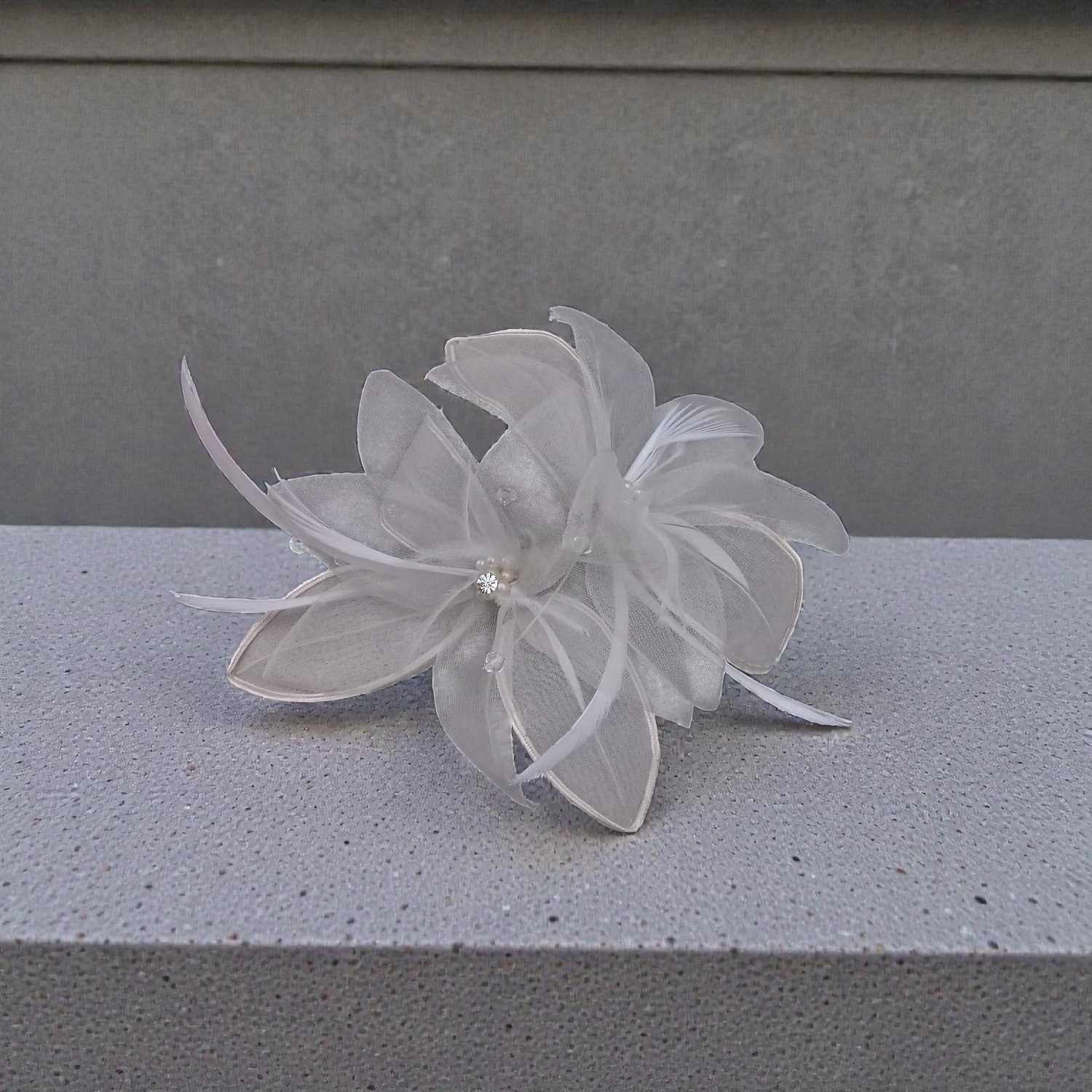 Tocado de Novia de Organza - Imagen 3