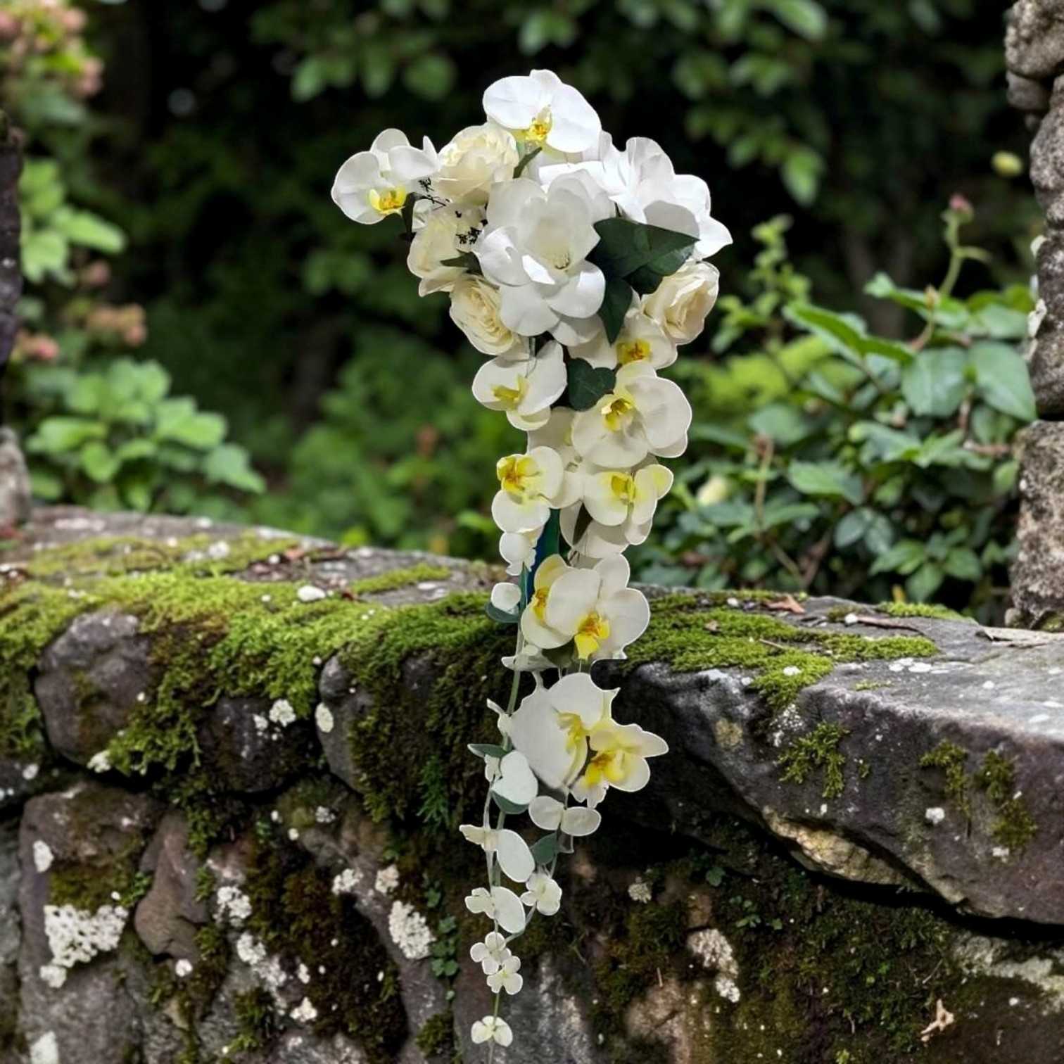 ramo de novia de orquídeas